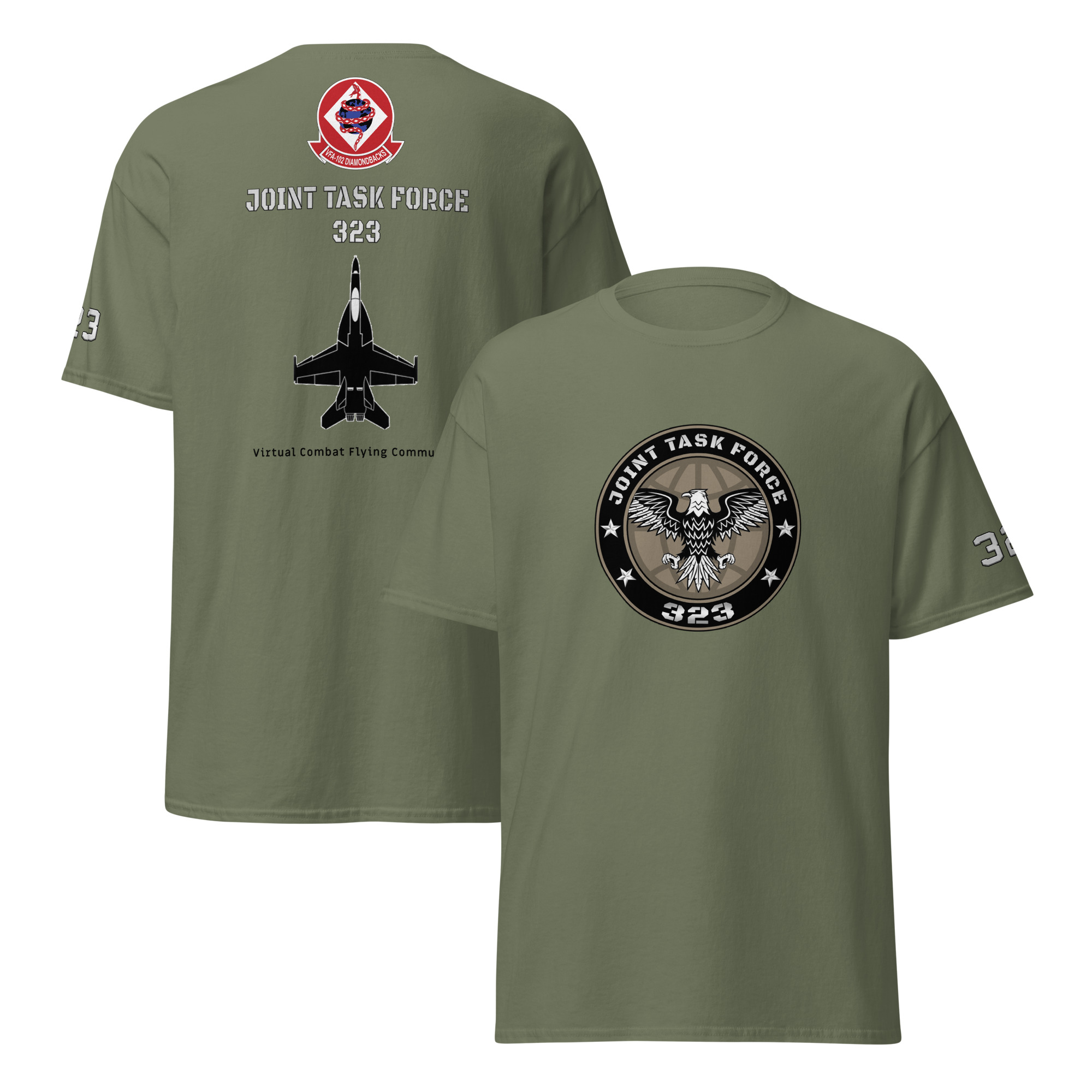 JTF-323 vVFA-102 F/A-18C Tee